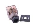 Wtyczka elektryczna W-WTYKVDC 12V 24V (SP666) do zasilania cewek elektromagnetycznych z diodą i uszczelką Waryński-13419