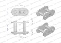 Zamek łańcucha wzmocnionego Z08A-1 ANSI A 40 (R1 1/2) Waryński ( sprzedawane po 10 )-22506