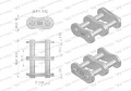 Zamek łańcucha wzmocnionego Z10A-2 ANSI A 50 (R2 5/8) Waryński ( sprzedawane po 5 )-22549