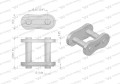 Zamek łańcucha przemysłowy Z12AH-1 ANSI A 60H (R1 3/4) Waryński ( sprzedawane po 10 )-12166