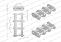 Zamek łańcucha wzmocnionego Z16A-3 ANSI A 80 (R3 1) Waryński ( sprzedawane po 5 )-22641