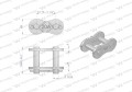 Zamek łańcucha wzmocniony Z20A-1 ANSI A 100 (R1 1.1/4) Waryński ( sprzedawane po 5 )-17559