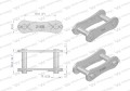 Zamek łańcucha Z216B (R1 2) Waryński ( sprzedawane po 5 )-22686