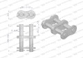 Zamek łańcucha Z24B-2 (R1 1.1/2) Waryński ( sprzedawane po 1 )-12198