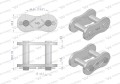 Zamek łańcucha wzmocnionego Z28A-1 ANSI A 140 (R1 1.3/4) Waryński-22635