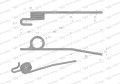 Palec sprężysty motowideł prawy Z56958 zastosowanie John Deere WARYŃSKI W-Z56958, H149753-13073