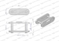 Zamek łańcucha CA2060H Waryński ( sprzedawane po 5 )-24448