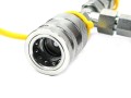 Zestaw pomiarowy ciśnienia hydrauliki z manometrem 250 bar wtyczka i gniazdo EURO Push-Pull Waryński-37848