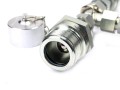 Zestaw pomiarowy ciśnienia hydrauliki z manometrem 250 bar wtyczka i gniazdo skręcane Waryński-37851