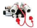 Zestaw: Elektrozawór 1/2" 6/2 + Elementy złączne + Szybkozłącza EURO PUSH-PULL Waryński-30645