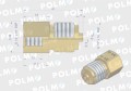Złączka manometryczna gwint zewnętrzny G1/2" x gwint wewnętrzny G1/4" (mosiądz) POLMO-21717