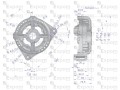 Pokrywa przednia alternatora 0123510074EX Nowy Typ EXPOM KWIDZYN eu-27279