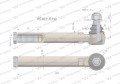 Przegub kierowniczy 263mm M24x1.5 053831R1 WARYŃSKI-21001