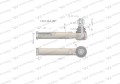 Przegub kierowniczy 212mm- M24x1,5L 126144A1 WARYŃSKI-12902