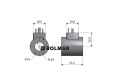 Cewka dzielnika elektrozaworu DVS6/50L, DVS6/50 L/MIN 12V-9906