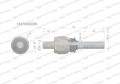 Przegub kierowniczy 192mm - M22x1,5 ; M22x1,5 133743003 WARYŃSKI-21023