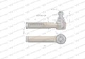 Przegub kierowniczy 183mm- M22x1,5 133743010 WARYŃSKI-15725