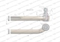 Przegub kierowniczy prawy 280mm- M24x1,5 133743617 WARYŃSKI-15728