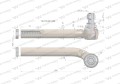 Przegub kierowniczy lewy 280mm- M24x1,5 133743619 WARYŃSKI-15734