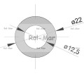 Wąż do środków ochrony roślin fi 12.5 (4.0MPa) rolka 20m FAGUMIT ( sprzedawane po 20 )-2938