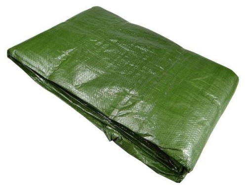 Plandeka WZMOCNIONA 4x6m (zielona) gramatura 90g/m2-11169