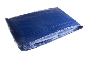 Plandeka LEKKA 5x8m (niebieska) gramatura 55g/m2