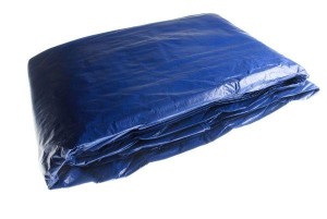 Plandeka LEKKA 6x10m (niebieska) gramatura 55g/m2