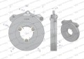Docisk hamulcowy CASE Waryński-37009