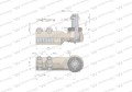 Przegub kierowniczy 141mm- M36x1,5 3146733R1 WARYŃSKI-15737
