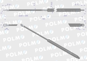 Siłownik New Holland 320792350 POLMO