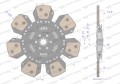 Tarcza sprzęgła Ceramiczna ze sprężynami CASE Waryński-37087