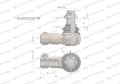 Przegub kierowniczy 122mm - M24x1,5 3229223R91 WARYŃSKI-20964