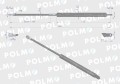 Siłownik maski L max. 385mm 65415046 MASSEY FERGUSON POLMO-15391