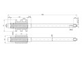 Wałek kol. kierownicy C-4011-2588