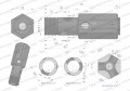 Zawór bezpieczeństwa cylindra hydraulicznego do C-360 WARYŃSKI-36342