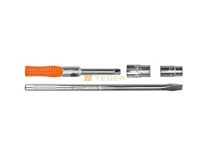Klucz do kół krzyżakowy z uchwytem wkładanym, 1/2" (17/19/21/23mm), Teger
