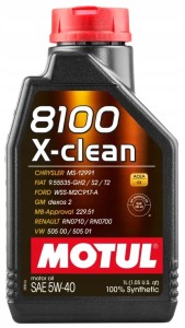Motul 8100 X-clean 5W40 1L