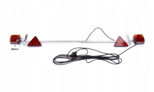 Instalacja zestaw lamp 10m na ramie