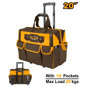 Torba narzędziowa 20"na kółkach MAX 20KG 19 kieszeni