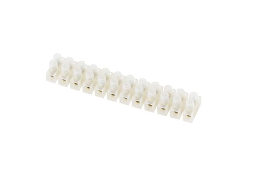 Kostka elektryczna 12 Torów. listwa zaciskowa 4mm2 twarda (sprzedawane po 10szt.)-30209