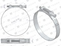 Opaska zaciskowa GBS 149-161 (obejma W1 - stal ocynkowana) szerkość 26mm TEGER ( sprzedawane po 5 )-34999
