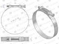 Opaska zaciskowa GBS 140-148 (obejma W2 - stal nierdzewna) szerkość 26mm TEGER ( sprzedawane po 5 )-35095