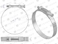 Opaska zaciskowa GBS 149-161 (obejma W2 - stal nierdzewna) szerkość 26mm TEGER ( sprzedawane po 5 )-35098