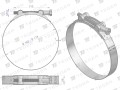 Opaska zaciskowa GBS 162-174 (obejma W2 - stal nierdzewna) szerkość 26mm TEGER ( sprzedawane po 5 )-35101