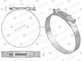 Opaska zaciskowa GBS 175-187 (obejma W2 - stal nierdzewna) szerkość 26mm TEGER ( sprzedawane po 5 )-35104