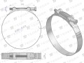 Opaska zaciskowa GBS 201-213 (obejma W2 - stal nierdzewna) szerkość 26mm TEGER ( sprzedawane po 5 )-35110