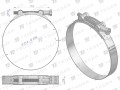 Opaska zaciskowa GBS 214-226 (obejma W2 - stal nierdzewna) szerkość 26mm TEGER ( sprzedawane po 5 )-35113