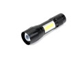 Latarka uniwersalna LED COB 200 lm ładowana USB sprzedawana po 12 szt w kartoniku ekspozycyjnym Teger-36311