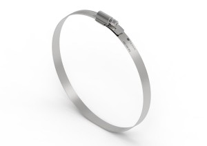 Opaska zaciskowa wzmocniona 100-120 ślimakowa stal nierdzewna szerkość 12mm TEGER 