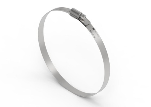 Opaska zaciskowa wzmocniona 100-120 ślimakowa (obejma W2 - stal nierdzewna) szerkość 12mm TEGER ( sprzedawane po 10 )-34866